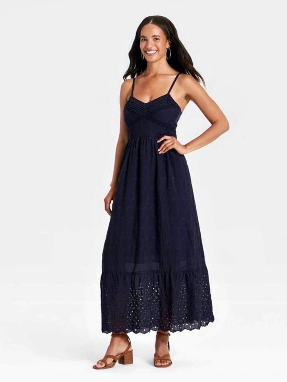 💙 UNIVERSAL THREAD Maxi Eyelet Dress